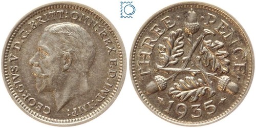 Großbritannien pence 1935 - pence, |