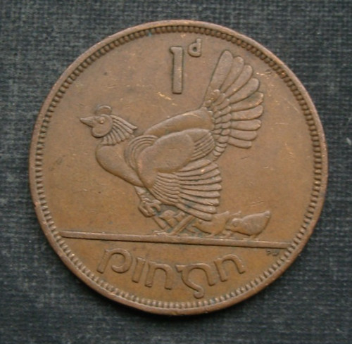 Irland pence 1965 - irland, 1