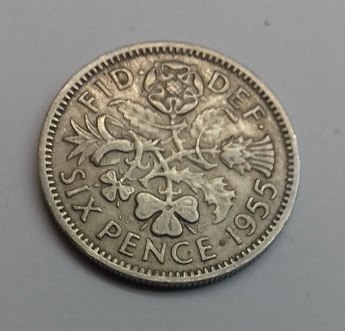 Großbritannien pence 1955 - großbritannien, 6