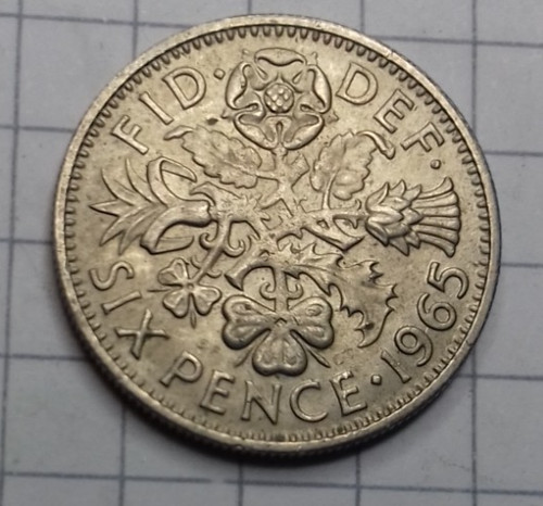 Großbritannien pence 1965 - 6,