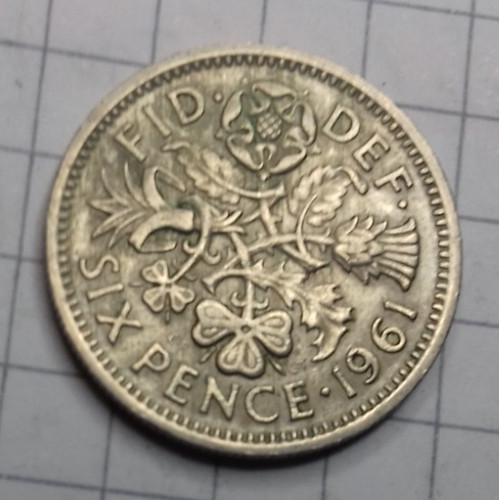 Großbritannien pence 1961 - 6, pence,