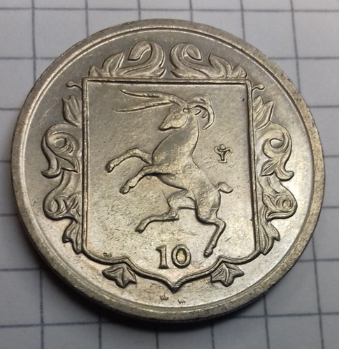 Isle man pence 1985 - man,