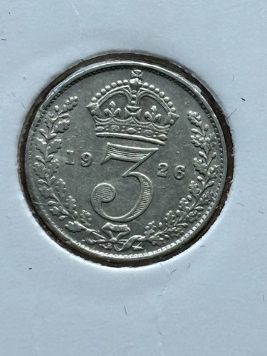 Münze pence 1926 - münze, 3