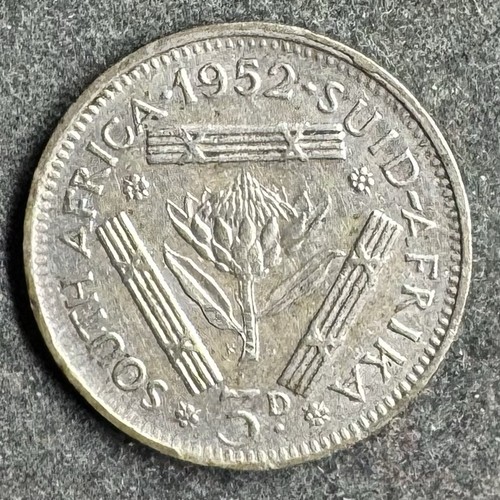 Pence 1952 südafrika 4 g - 1952,