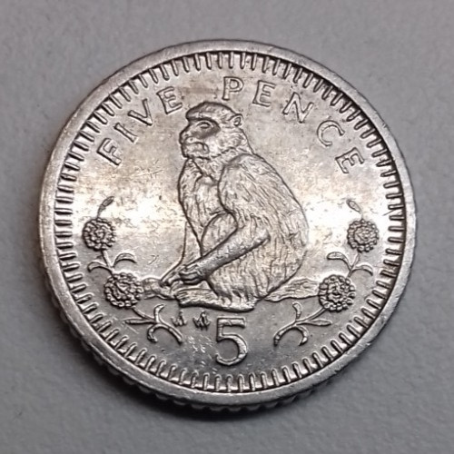 Gibraltar pence 1990 - gibraltar, pence,