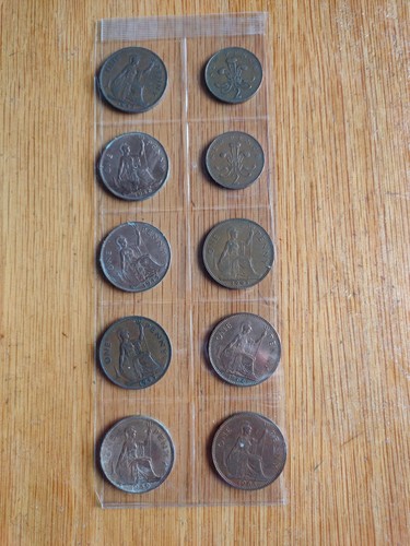 Alte penny münzen - penny-münzen, 1