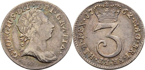 Großbritannien pence 1762 - großbritannien,