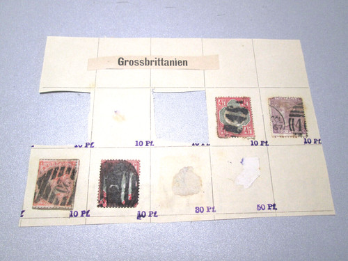 Briefmarke großbritannien - 4, x