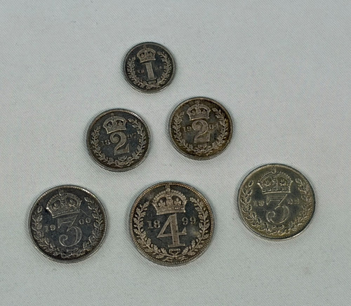 Maundy money silber - 6x,