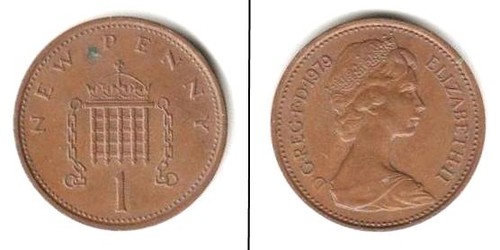 New pence großbritannien - new,