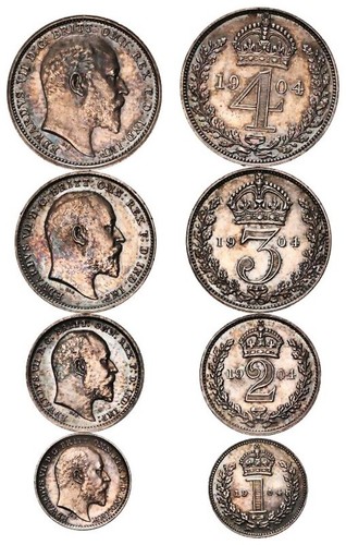 Großbritannien maundy set - maundy,