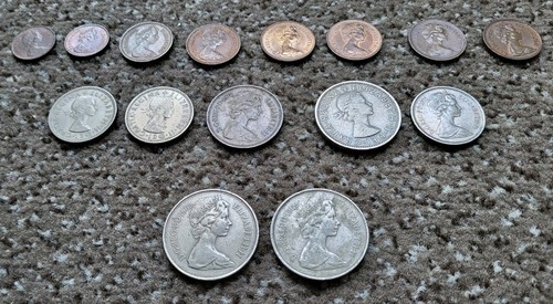 Konvolut new penny - 1/2,, 1,