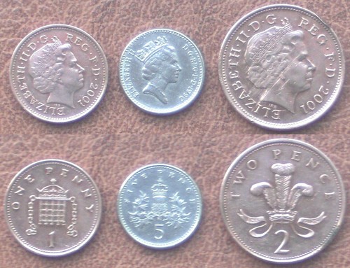 Münzen penny 2 - 3,