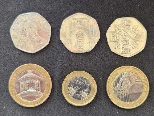 Seltene fifty pence 1 - seltene,