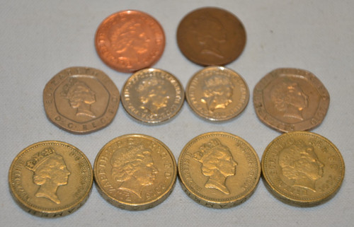 Großbritannien4 pound 2x - , 1